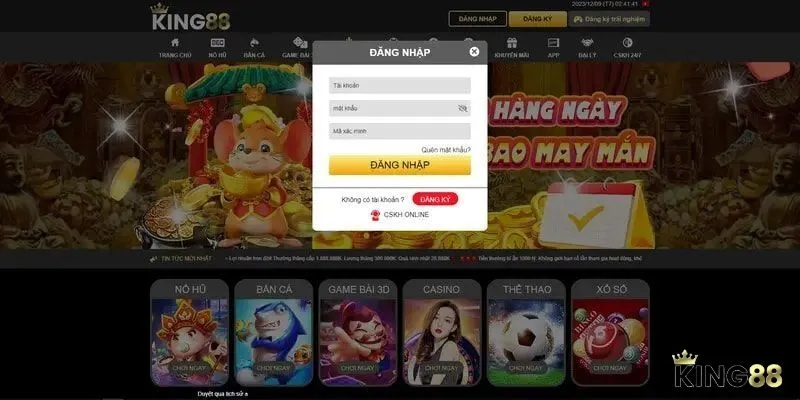 Khuyến mãi dành riêng cho anh em khi Tải APP King88 thành công